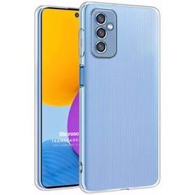 Microsonic Samsung Galaxy M52 Transparent Soft Beyaz Kılıf