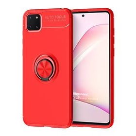 Microsonic Samsung Galaxy Note 10 Lite Kickstand Ring Holder Kırmızı Kılıf