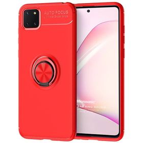 Microsonic Samsung Galaxy Note 10 Lite Kickstand Ring Holder Kırmızı Kılıf