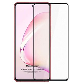 Microsonic Samsung Galaxy Note 10 Lite Seramik Matte Flexible Siyah Ekran Koruyucu