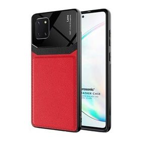 Microsonic Samsung Galaxy Note 10 Lite Uniq Leather Kırmızı Kılıf