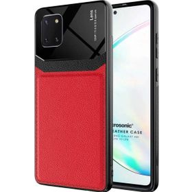 Microsonic Samsung Galaxy Note 10 Lite Uniq Leather Kırmızı Kılıf