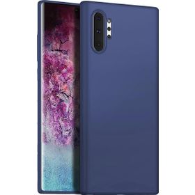 Microsonic Samsung Galaxy Note 10 Plus Matte Silicone Lacivert Kılıf