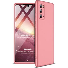 Microsonic Samsung Galaxy Note 20 Double Dip 360 Protective Rose Gold Cep Telefonu Kılıf