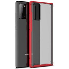 Microsonic Samsung Galaxy Note 20 Frosted Frame Kırmızı Cep Telefonu Kılıf