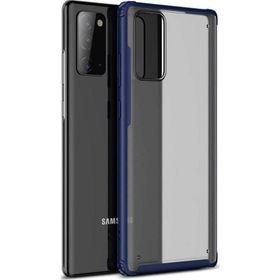 Microsonic Samsung Galaxy Note 20 Frosted Frame Lacivert Kılıf