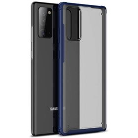 Microsonic Samsung Galaxy Note 20 Frosted Frame Lacivert Kılıf