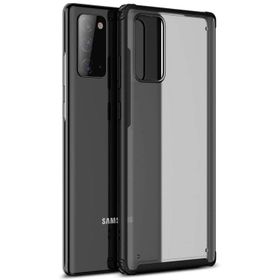 Microsonic Samsung Galaxy Note 20 Frosted Frame Siyah Kılıf