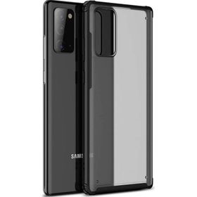 Microsonic Samsung Galaxy Note 20 Frosted Frame Siyah Kılıf