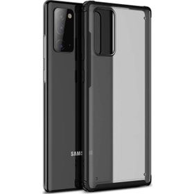 Microsonic Samsung Galaxy Note 20 Frosted Frame Siyah Kılıf