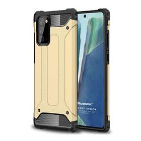 Microsonic Samsung Galaxy Note 20 Rugged Armor Gold Cep Telefonu Kılıf