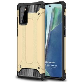 Microsonic Samsung Galaxy Note 20 Rugged Armor Gold Cep Telefonu Kılıf