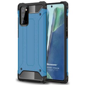 Microsonic Samsung Galaxy Note 20 Rugged Armor Mavi Cep Telefonu Kılıf