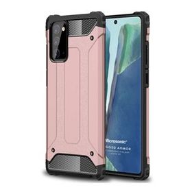 Microsonic Samsung Galaxy Note 20 Rugged Armor Rose Gold Cep Telefonu Kılıf