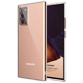 Microsonic Samsung Galaxy Note 20 Soft Beyaz Transparent Telefon Kılıfı