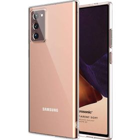 Microsonic Samsung Galaxy Note 20 Soft Beyaz Transparent Telefon Kılıfı