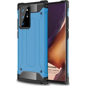 Microsonic Samsung Galaxy Note 20 Ultra Rugged Armor Mavi Cep Telefonu Kılıf