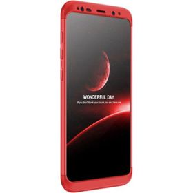 Microsonic Samsung Galaxy Note 8 Double Dip 360 Protective Kırmızı Kılıf