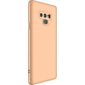 Microsonic Samsung Galaxy Note 9 Double Dip 360 Protective Gold Kılıf