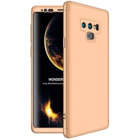 Microsonic Samsung Galaxy Note 9 Double Dip 360 Protective Gold Kılıf
