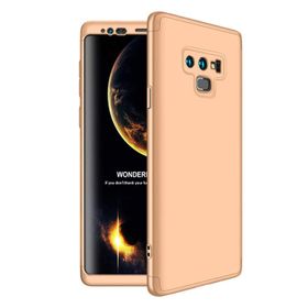 Microsonic Samsung Galaxy Note 9 Double Dip 360 Protective Gold Kılıf