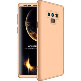 Microsonic Samsung Galaxy Note 9 Double Dip 360 Protective Gold Kılıf