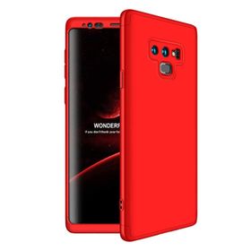 Microsonic Samsung Galaxy Note 9 Double Dip 360 Protective Kırmızı Kılıf