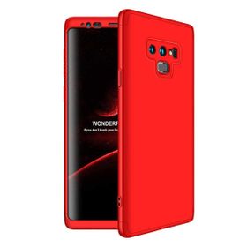 Microsonic Samsung Galaxy Note 9 Double Dip 360 Protective Kırmızı Kılıf