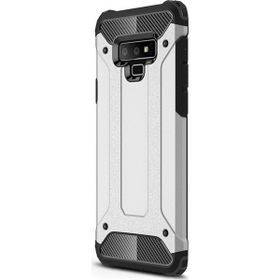 Microsonic Samsung Galaxy Note 9 Rugged Armor Gümüş Kılıf