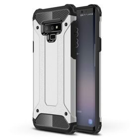 Microsonic Samsung Galaxy Note 9 Rugged Armor Gümüş Kılıf