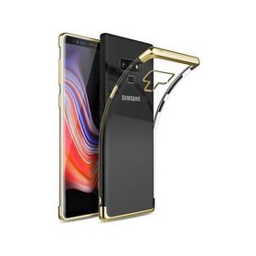 Microsonic Samsung Galaxy Note 9 Skyfall Transparent Clear Gold Kılıf