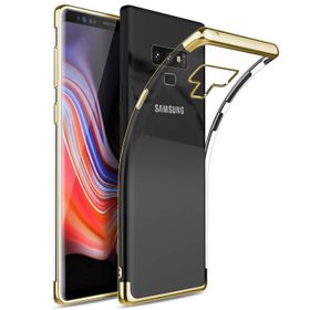 Microsonic Samsung Galaxy Note 9 Skyfall Transparent Clear Gold Kılıf
