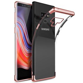 Microsonic Samsung Galaxy Note 9 Skyfall Transparent Clear Gold Kılıf