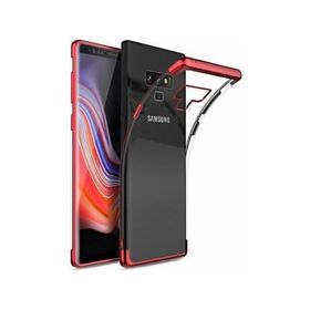 Microsonic Samsung Galaxy Note 9 Skyfall Transparent Clear Kırmızı Kılıf