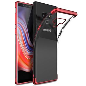 Microsonic Samsung Galaxy Note 9 Skyfall Transparent Clear Kırmızı Kılıf