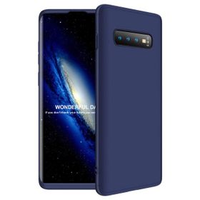Microsonic Samsung Galaxy S10 Double Dip 360 Protective Lacivert Kılıf