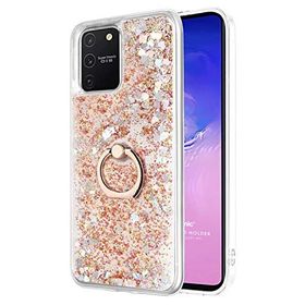 Microsonic Samsung Galaxy S10 Lite Glitter Liquid Holder Kılıf
