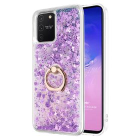 Microsonic Samsung Galaxy S10 Lite Glitter Liquid Holder Mor Cep Telefonu Kılıf