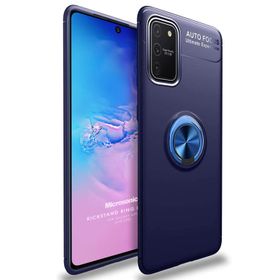 Microsonic Samsung Galaxy S10 Military Ring Holder Lacivert Kılıf