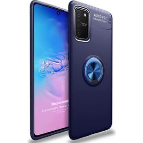 Microsonic Samsung Galaxy S10 Military Ring Holder Lacivert Kılıf