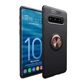 Microsonic Samsung Galaxy S10 Military Ring Holder Siyah Kılıf