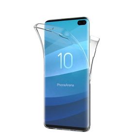 Microsonic Samsung Galaxy S10 Plus 6 Tarafı Tam Full Koruma 360 Clear Soft Şeffaf Kılıf