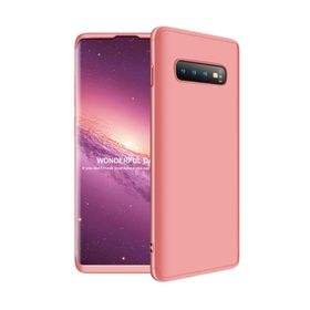Microsonic Samsung Galaxy S10 Plus Double Dip 360 Protective Rose Gold Kılıf