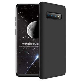 Microsonic Samsung Galaxy S10 Plus Double Dip 360 Protective Siyah Kılıf