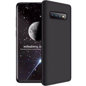 Microsonic Samsung Galaxy S10 Plus Double Dip 360 Protective Siyah Kılıf