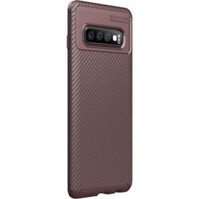 Microsonic Samsung Galaxy S10 Plus Legion Series Kahverengi Kılıf