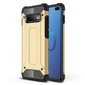 Microsonic Samsung Galaxy S10 Plus Rugged Armor Gold Kılıf