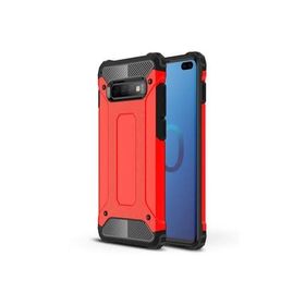Microsonic Samsung Galaxy S10 Plus Rugged Armor Kırmızı Kılıf