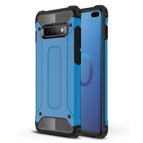 Microsonic Samsung Galaxy S10 Plus Rugged Armor Mavi Kılıf