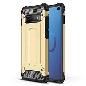 Microsonic Samsung Galaxy S10 Plus Rugged Armor Rose Gold Kılıf